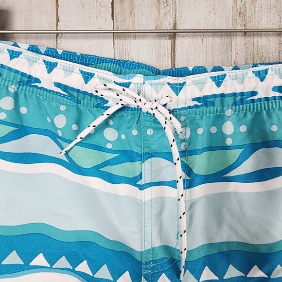 Neff Board Swim Trunk Shorts Blue Size Medium - Picture 6 of 8